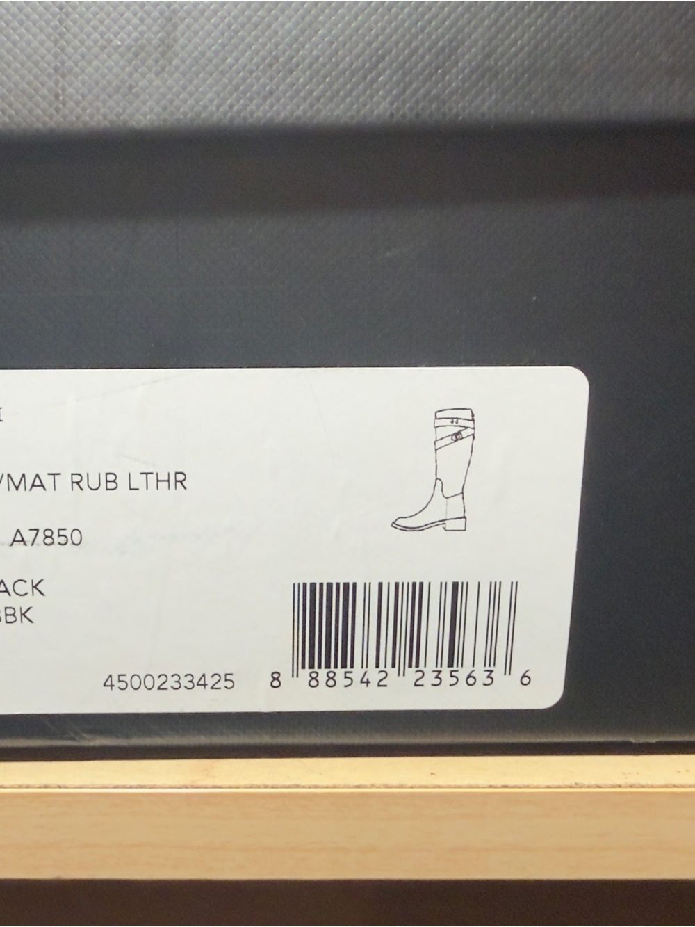 COACH Black Woman Gloss Rain Boots - Signature Logo - Picture 12 of 12